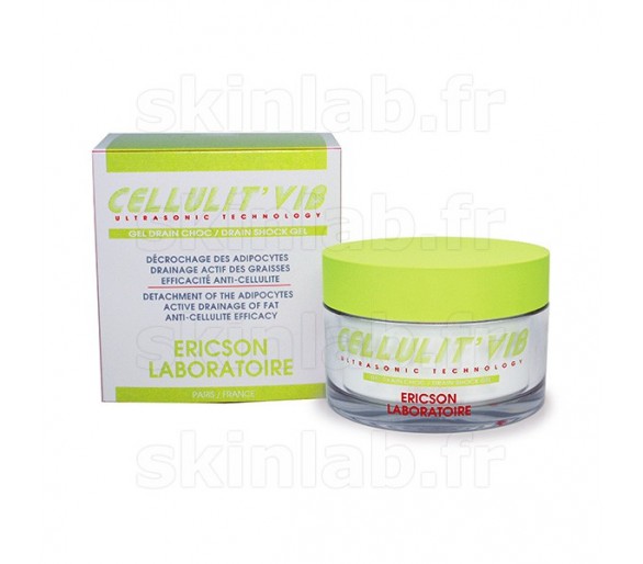 Gel Drain Choc Cellulit'Vib E787 Ericson Laboratoire - Pot 200ml