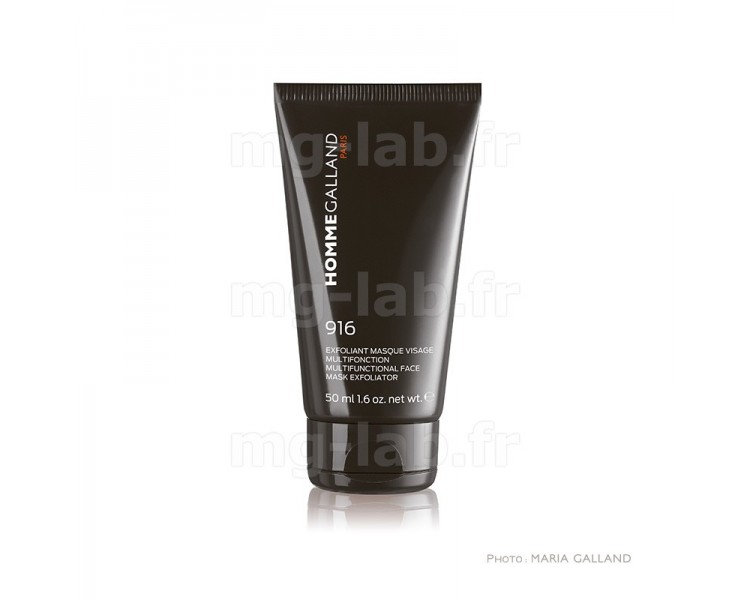 Exfoliant Masque Visage Multifonction 916 Maria Galland - Ligne Homme Galland - Tube 50ml