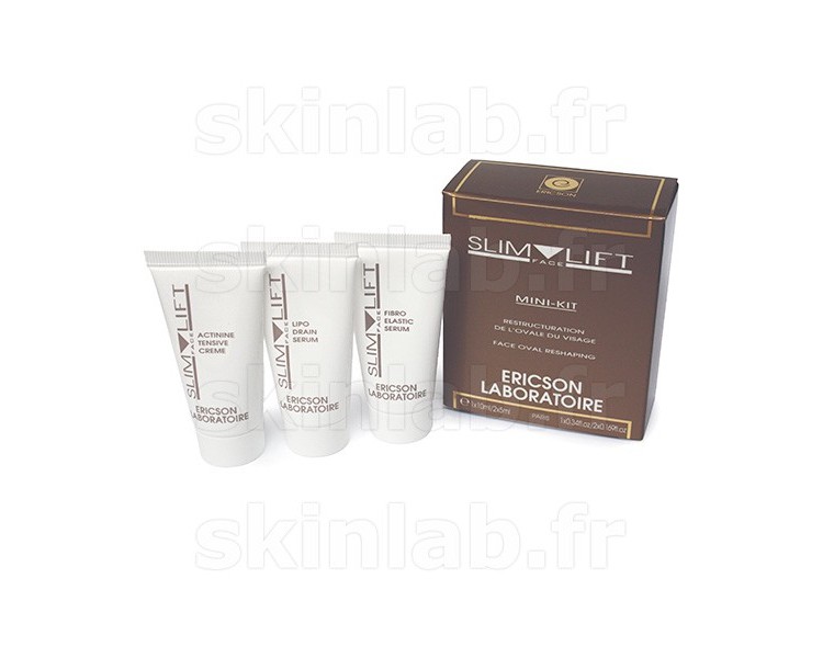 Mini-Kit Slim-Face-Lift D2121 Ericson Laboratoire comprenant D2122  Actinine-Tensive D2123 Sérum Lipo D2124 Sérum Fibro - 3 Tubes