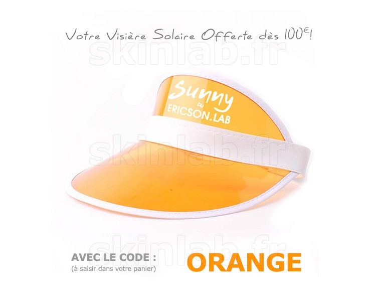 Visière Solaire Sunny Ericson.Lab ORANGE Offerte dès 100€ Visière Solaire Sunny Ericson.Lab ORANGE Offerte dès 100€