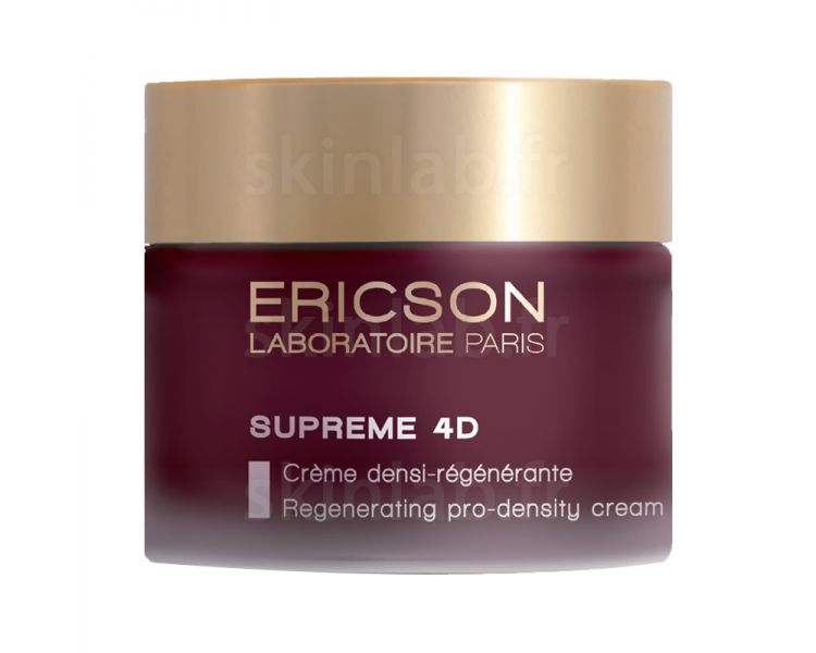 Crème Densi-Régénérante E1082 SUPREME 4D Ericson Laboratoire - Peau durablement réconfortée et éclat vital retrouvé - Pot 50ml