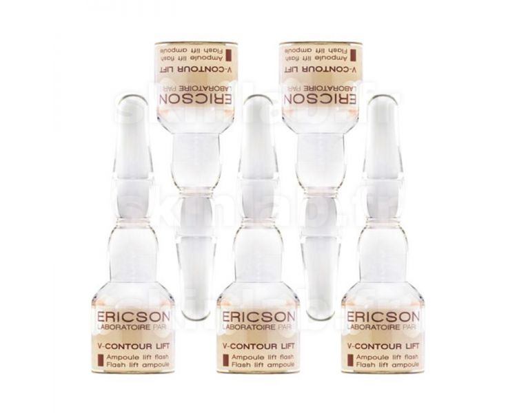 Ampoule Lift-Flash E1216 V-Contour Lift Ericson Laboratoire - Ampoules 5x1ml