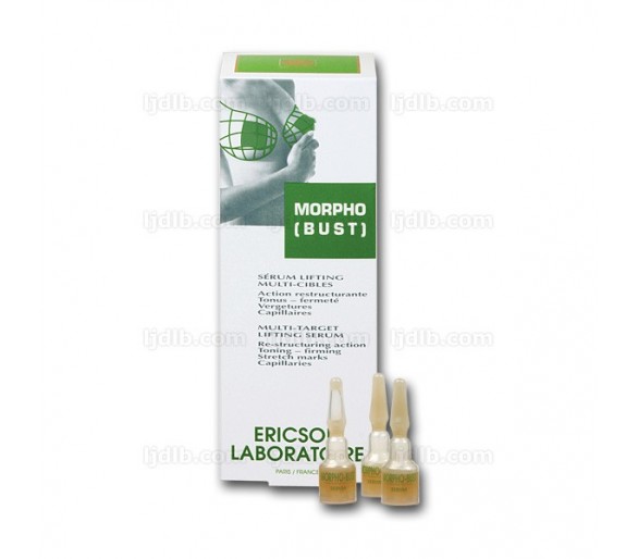 Sérum Lifting Multi-cibles MORPHO-BUST E603 Ericson Laboratoire - 6 ampoules 3ml & coupelle